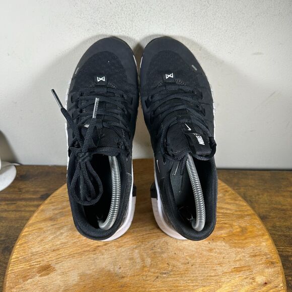 Nike Free Metcon 5 Black White Shoes Sneakers Men's Size 7 DV3949-001 - Picture 6 of 8